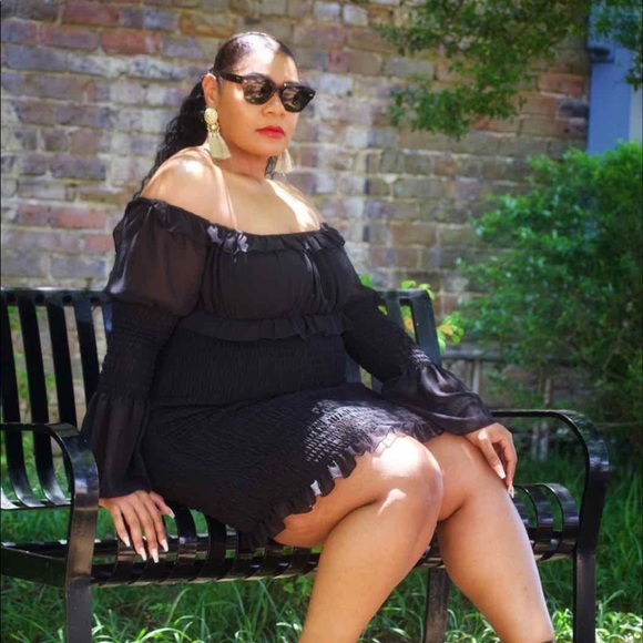 Sheer Ruffled Dress - Picture 2 of 2